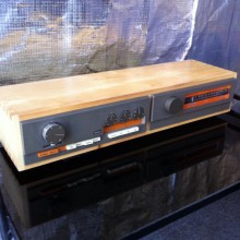 Huon pine case for Quad tuner and pre-amp