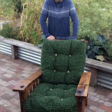 Reading chair in blackwood by James