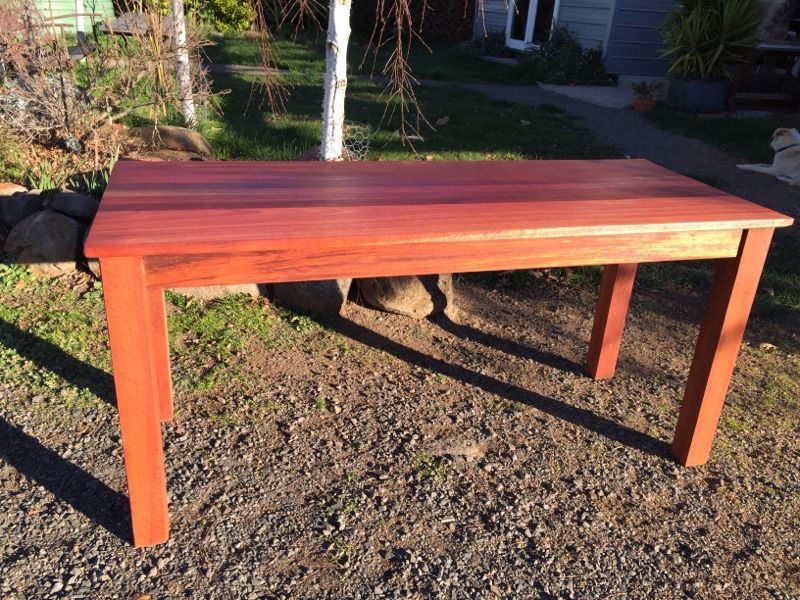 Ironbark and Jarrah Outdoor Table - Phoebe Everill - Furniture Maker