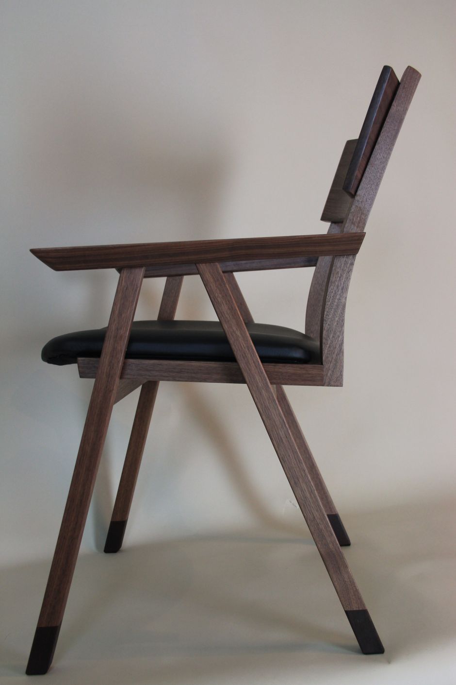 winton chair in walnut side