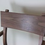 winton chair in walnut detail