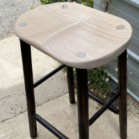 ash kitchen stool