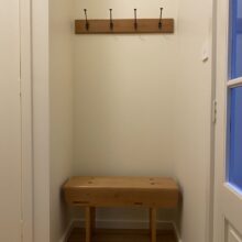 Bench Seat & Coat Rack by Gary