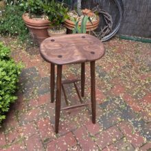 Walnut Stool by Dan